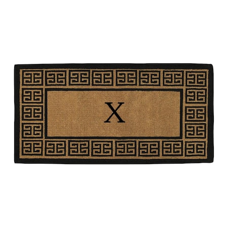 Calloway Mills Monogram Door Mat, Black, Natural, 24 in W x 36 in L 180092436X